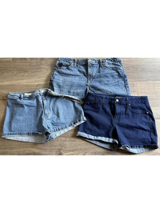 Universal Thread Pants - Women's Denim Shorts 3-Piece Bundle, Women's 16